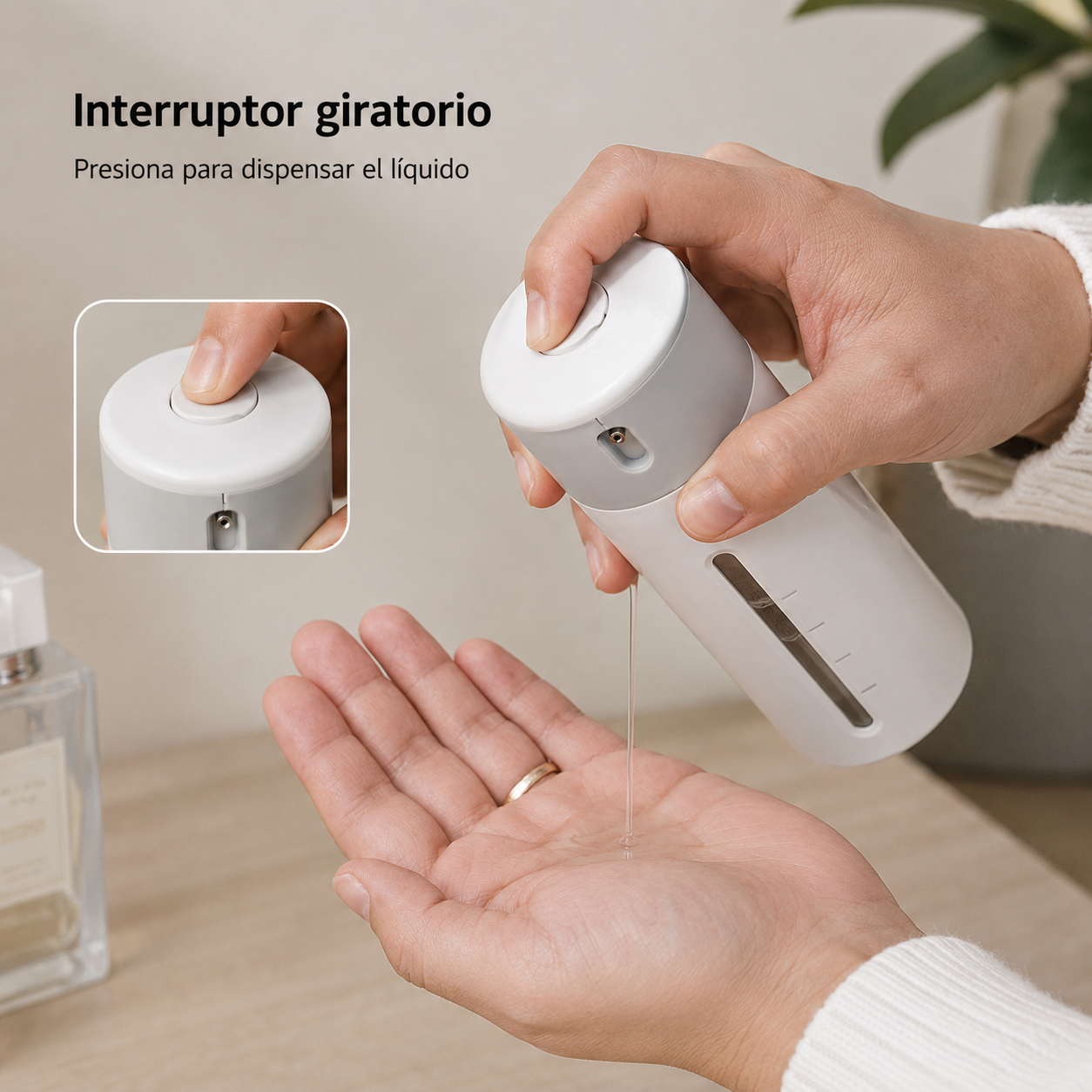Dispensador de líquidos 4 en 1