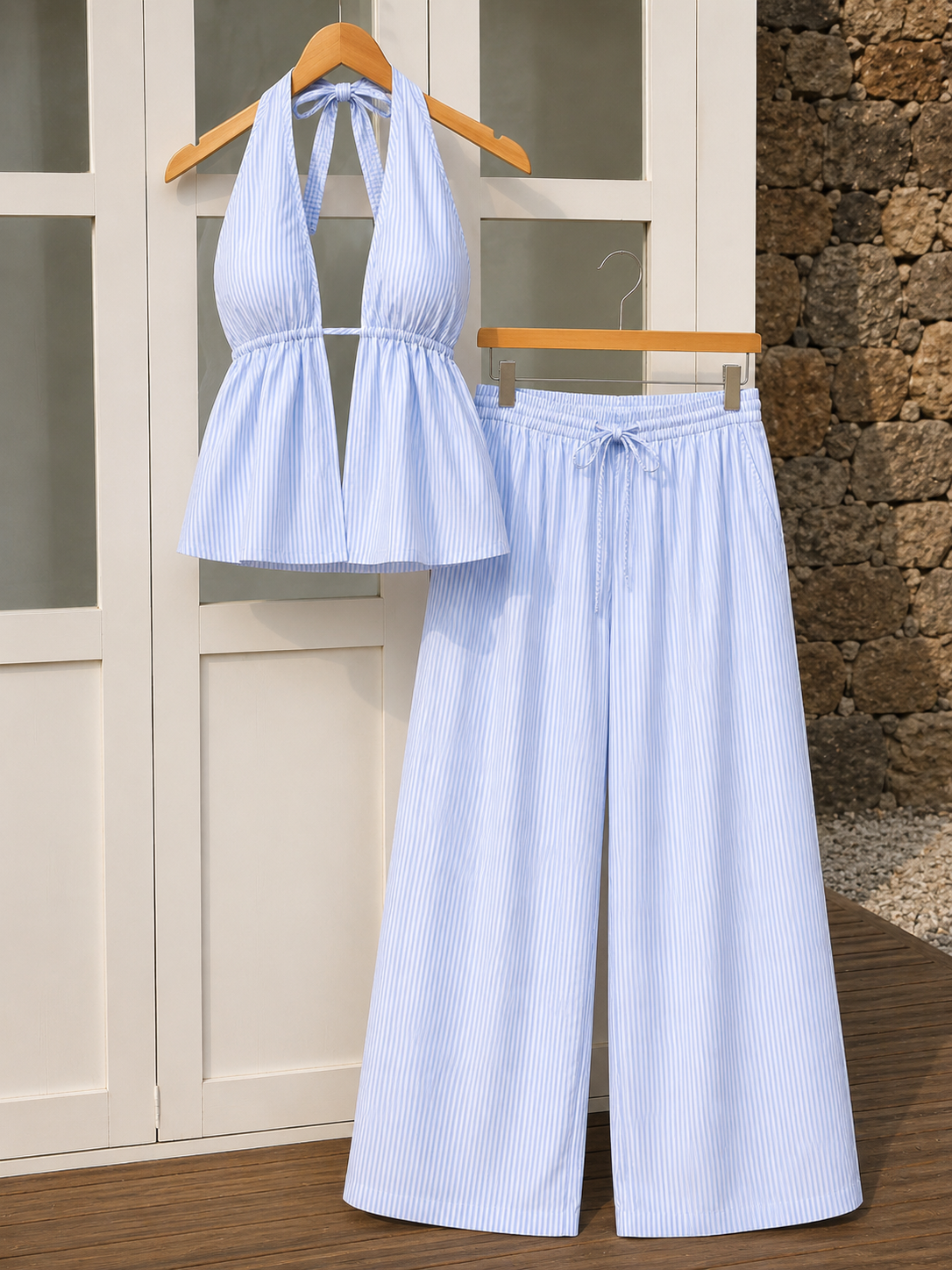Conjunto Verano Elegance Rayas