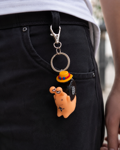 Llavero grabador de voz de One Piece con figura de Luffy