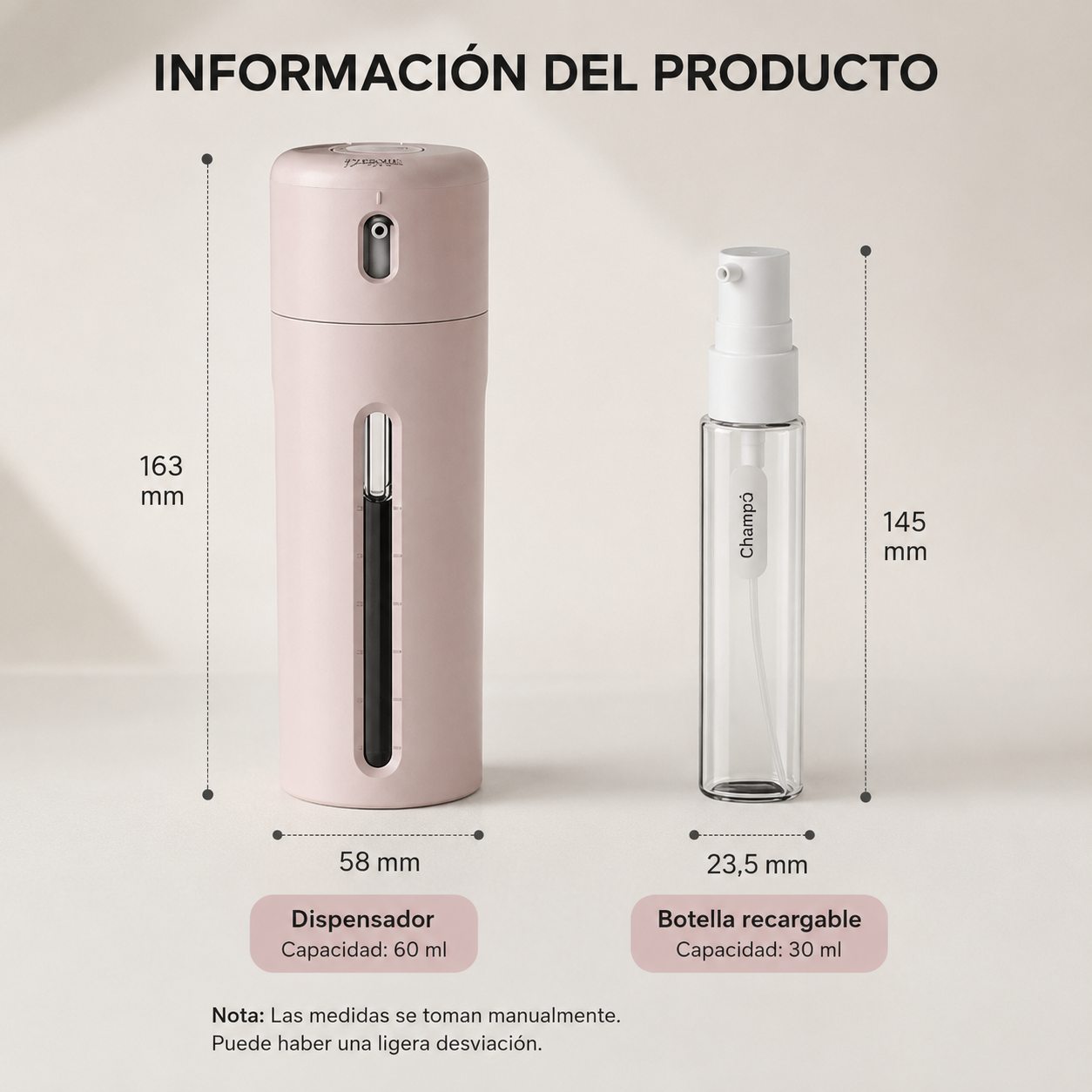 Dispensador de líquidos 4 en 1