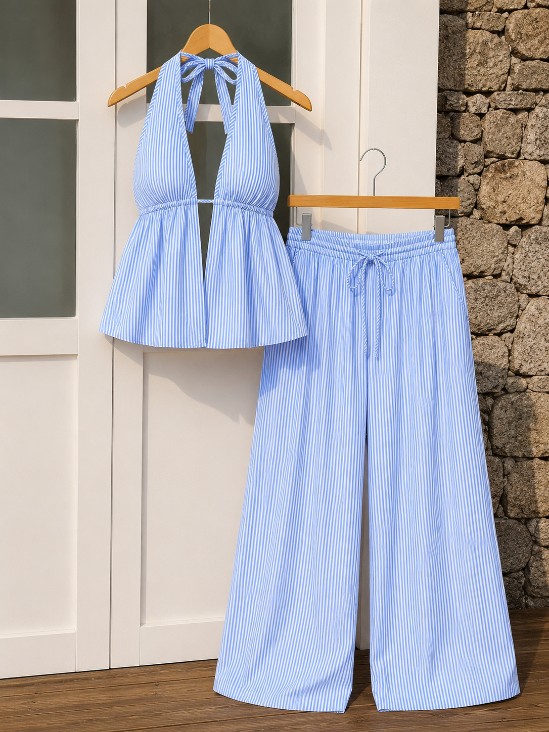 Conjunto Verano Elegance Rayas