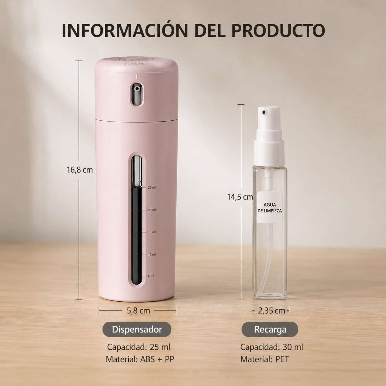 Dispensador de líquidos 4 en 1